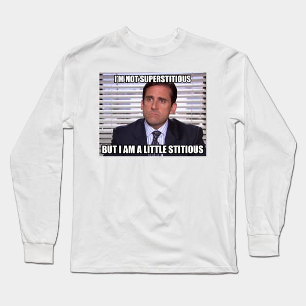 Micheal Scott Quote Long Sleeve T-Shirt by Biscuit25